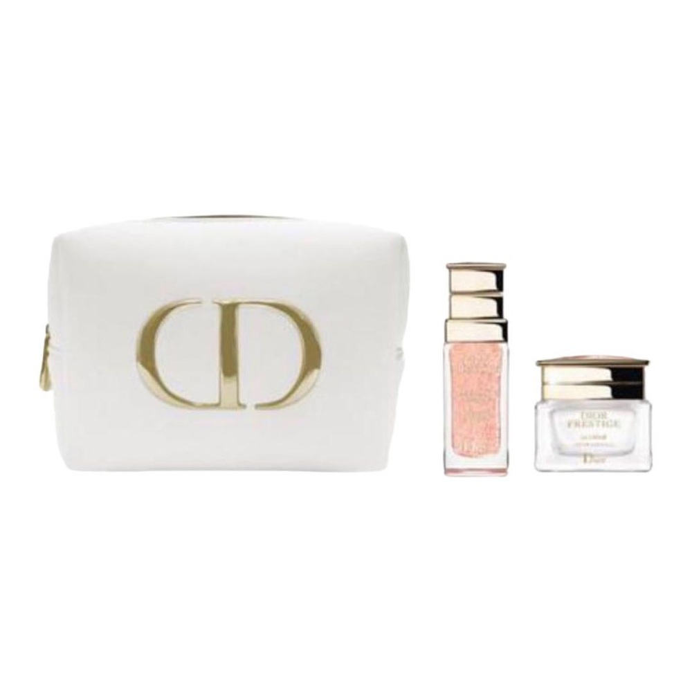 NIB Dior Prestige Skincare Set with Makeup Bag